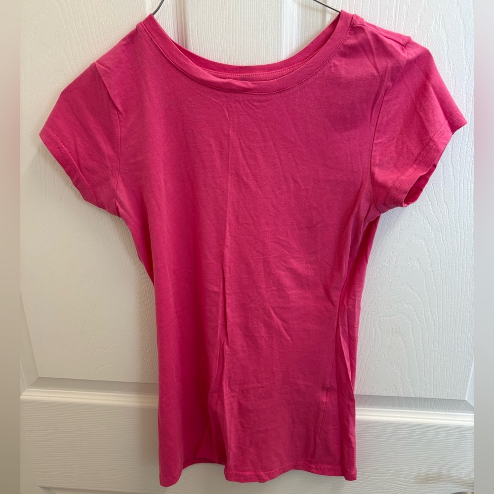 Vibrant Pink Short Sleeve Women's Tee